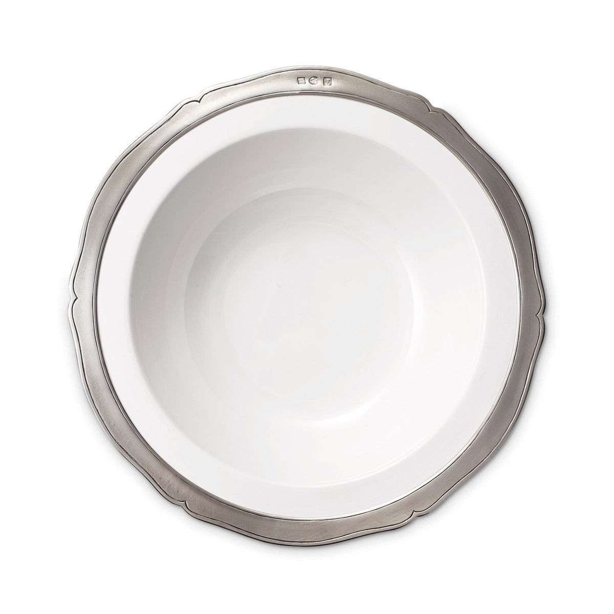 Match Pewter Viviana Footed Bowl, alternate view