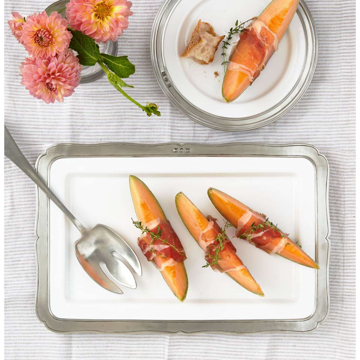 Match Pewter Viviana Rectangular Platter, Medium, alternate view
