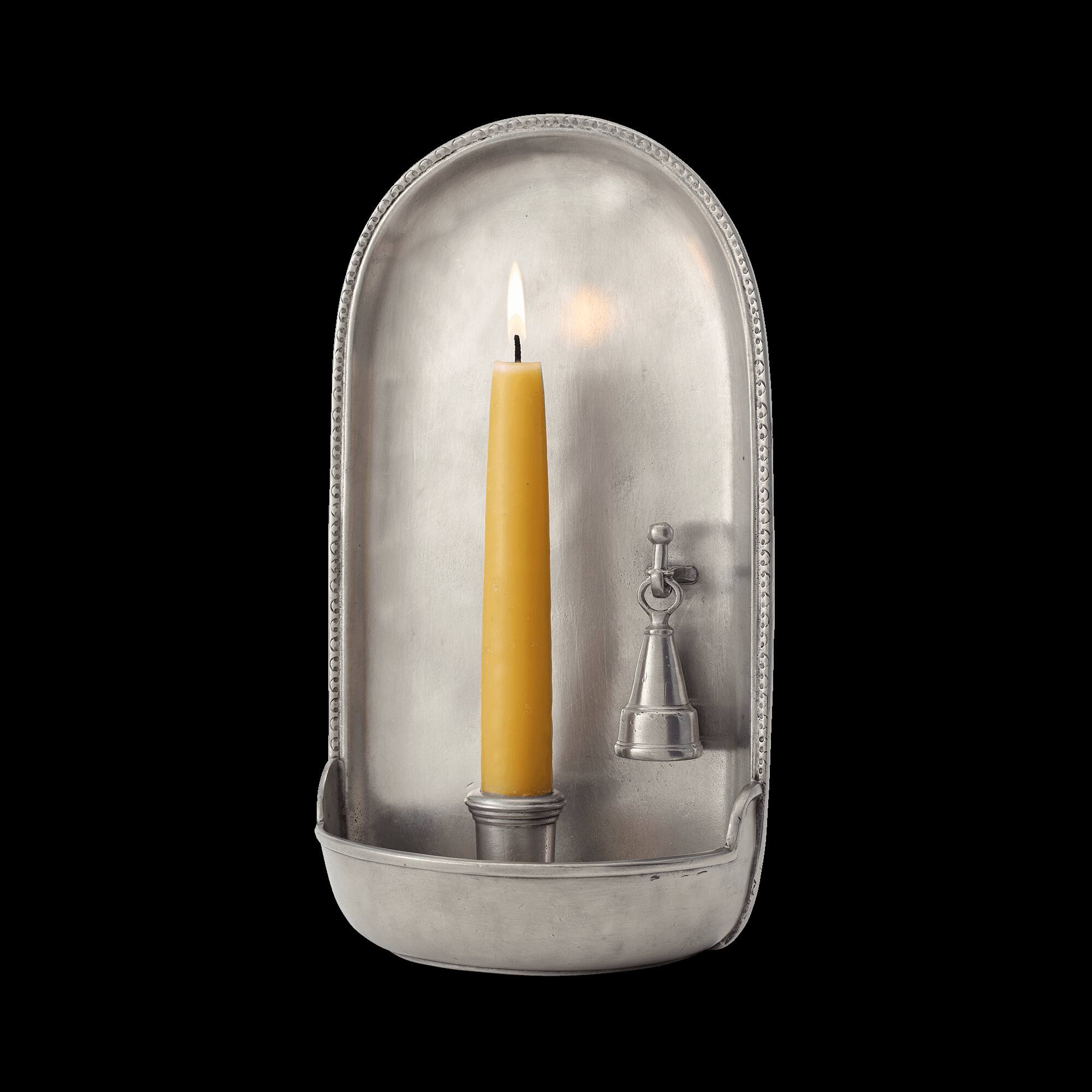 Match Pewter Wall Sconce with Snuffer Candlesnuffer