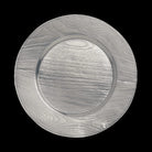Match Pewter Wood Grain Charger Charger & Service Plate