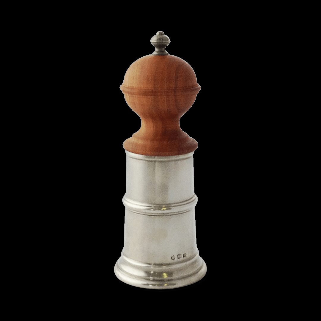 Match Pewter Wood & Pewter Salt Mill