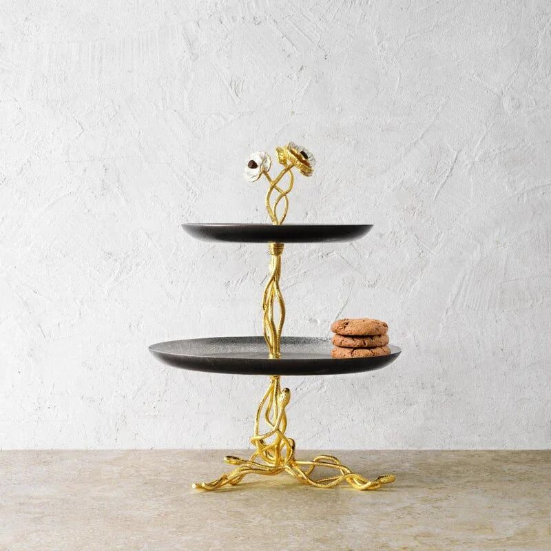 Michael Aram Anemone 2-Tier Etagere Cake Stand, alternate view