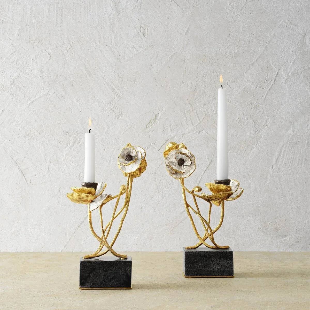 Michael Aram Anemone Candleholders, alternate view