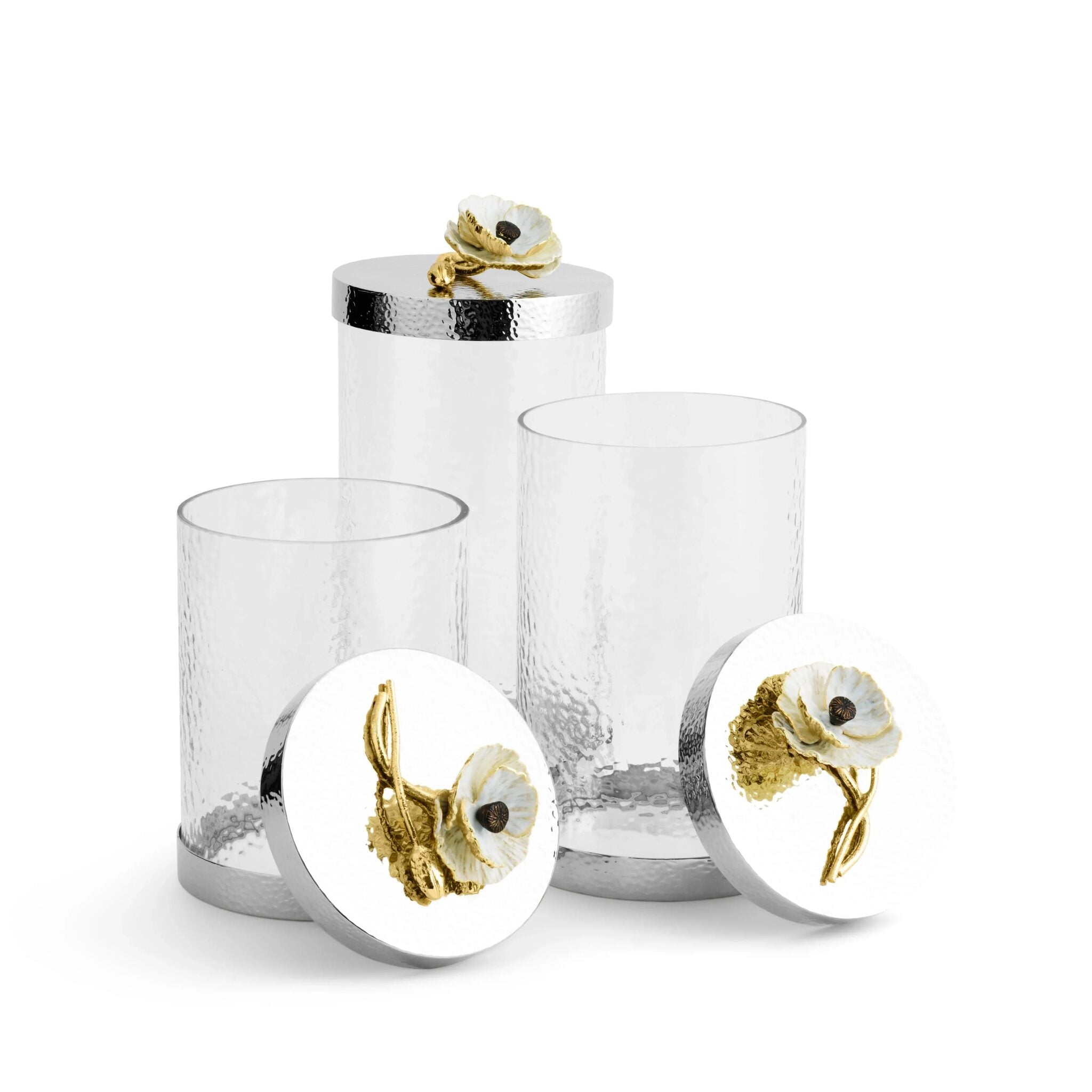 Michael Aram Anemone Canisters Decorative Jar — SM