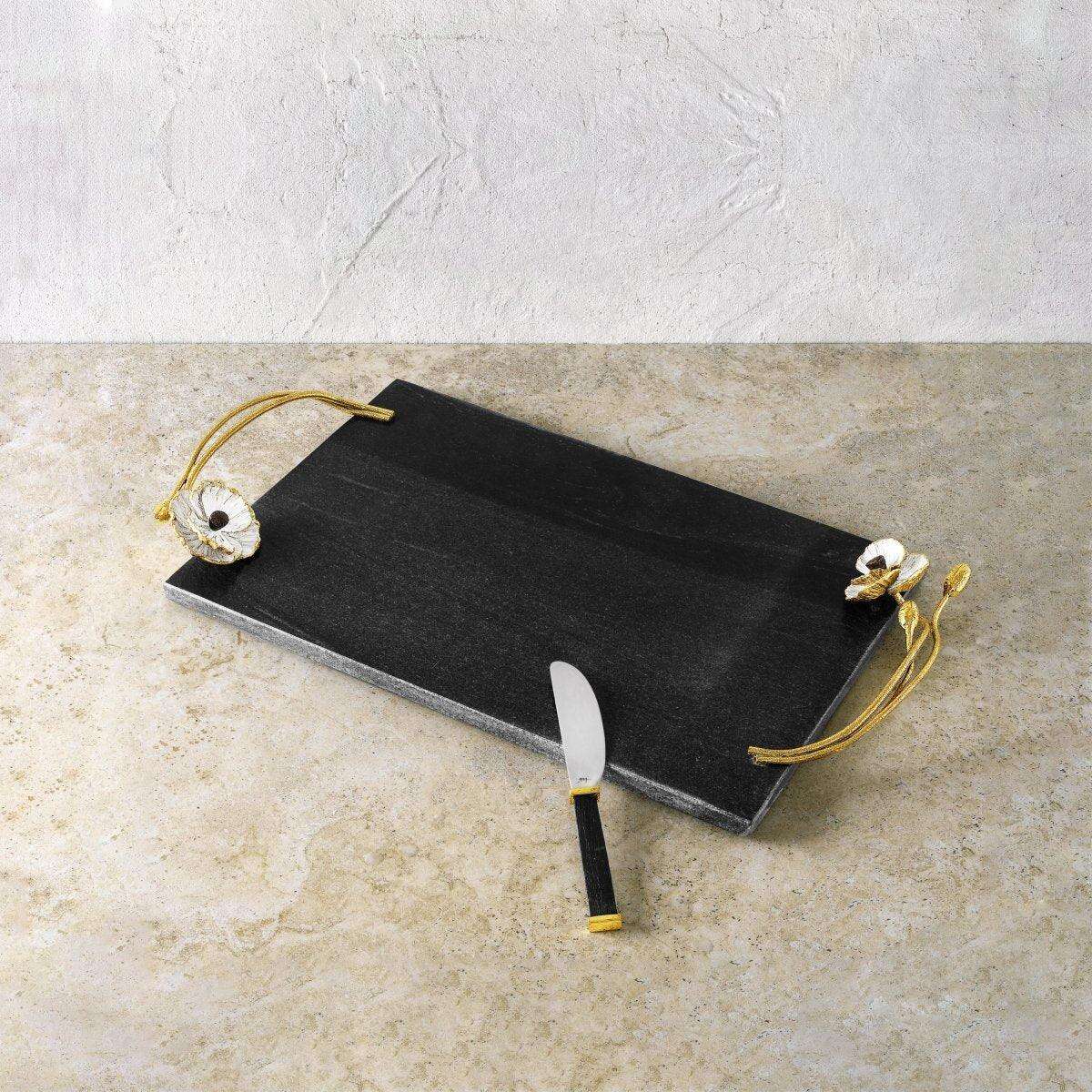 Michael Aram Anemone Cheese Board with Knife Cheese Plate, alternate view
