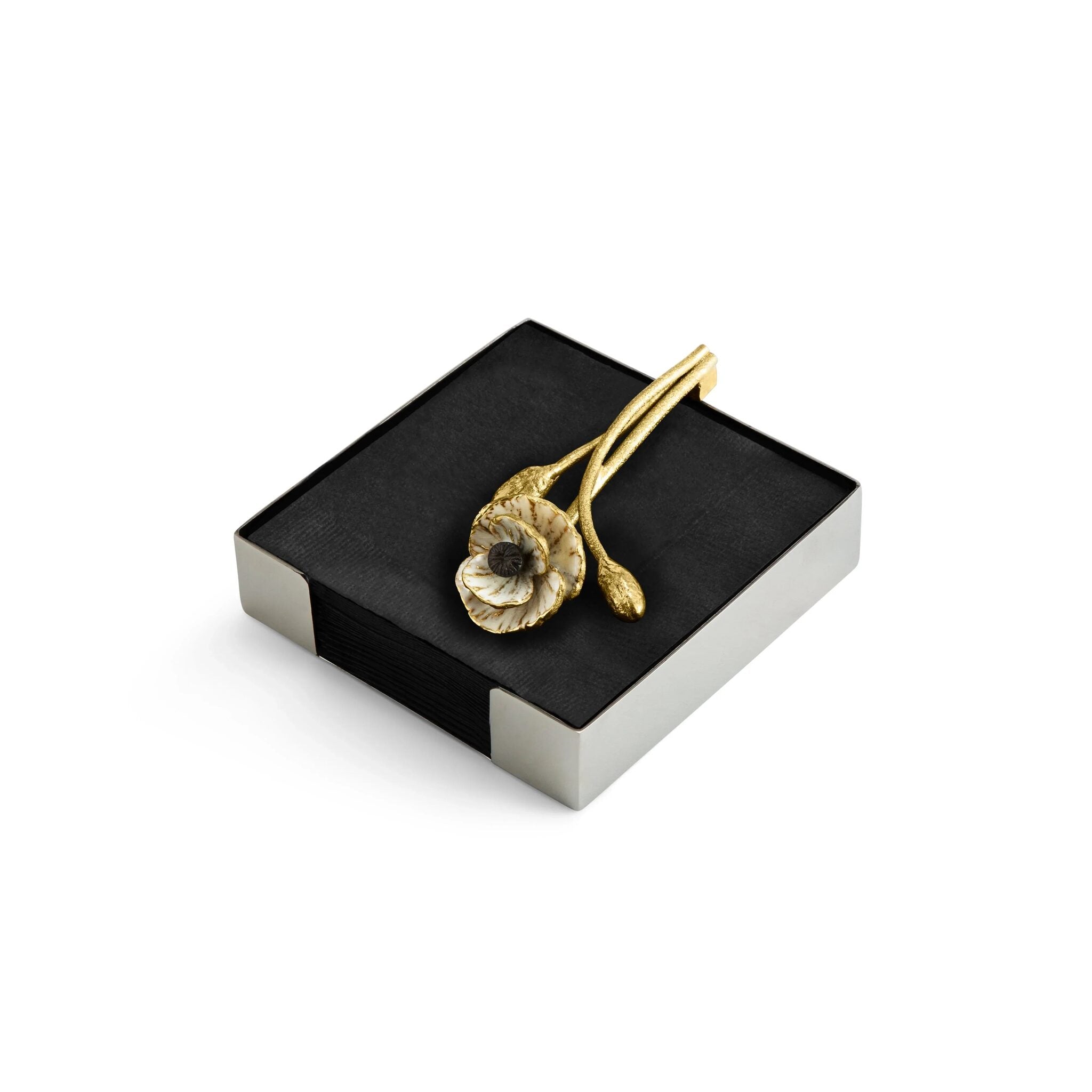 Michael Aram Anemone Cocktail Napkin Holder Commercial Paper Napkin Dispenser