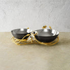 Michael Aram Anemone Double Dish Serving Bowl, alternate view