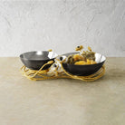 Michael Aram Anemone Double Dish Serving Bowl, alternate view