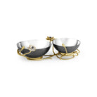 Michael Aram Anemone Double Dish Serving Bowl, alternate view