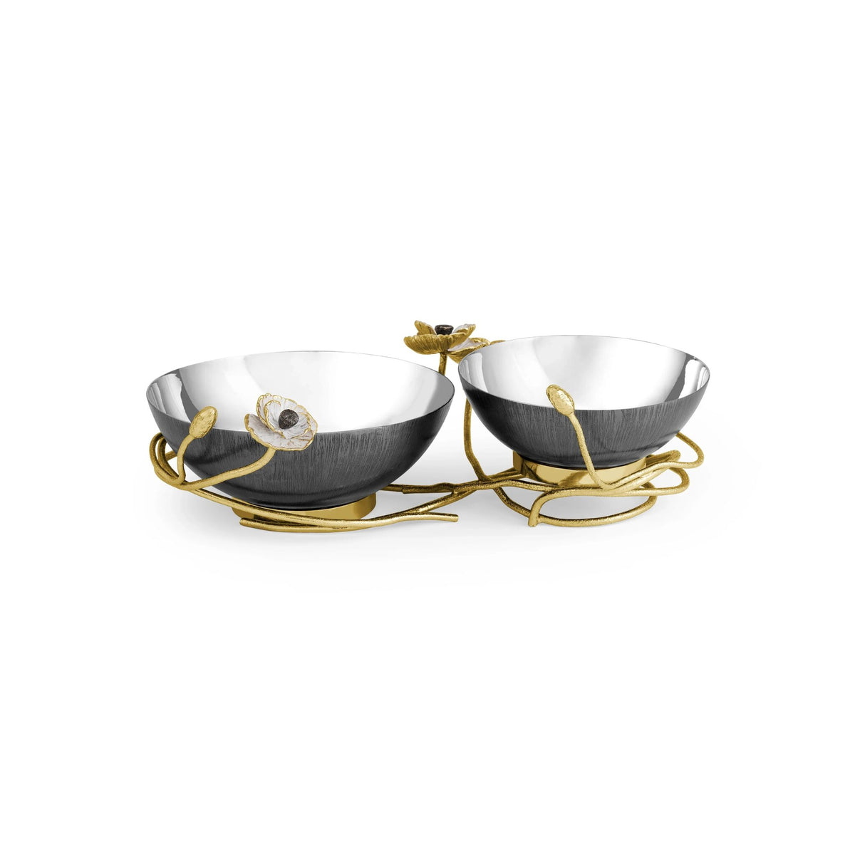 Michael Aram Anemone Double Dish Serving Bowl, alternate view