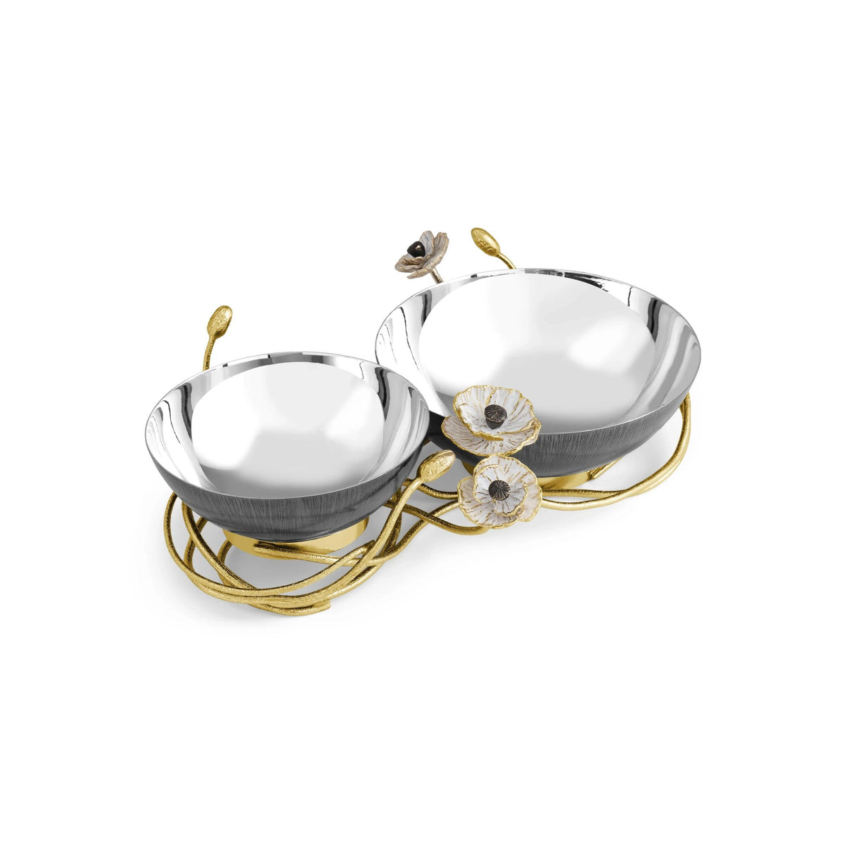 Michael Aram Anemone Double Dish Serving Bowl, alternate view