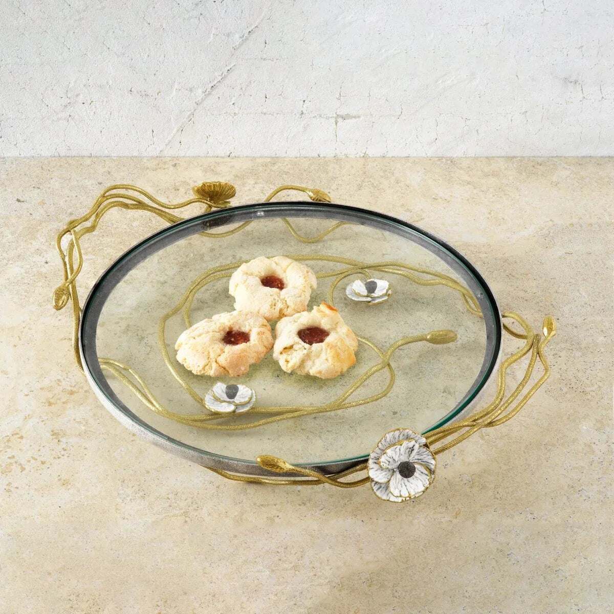 Michael Aram Anemone Glass Platter, alternate view