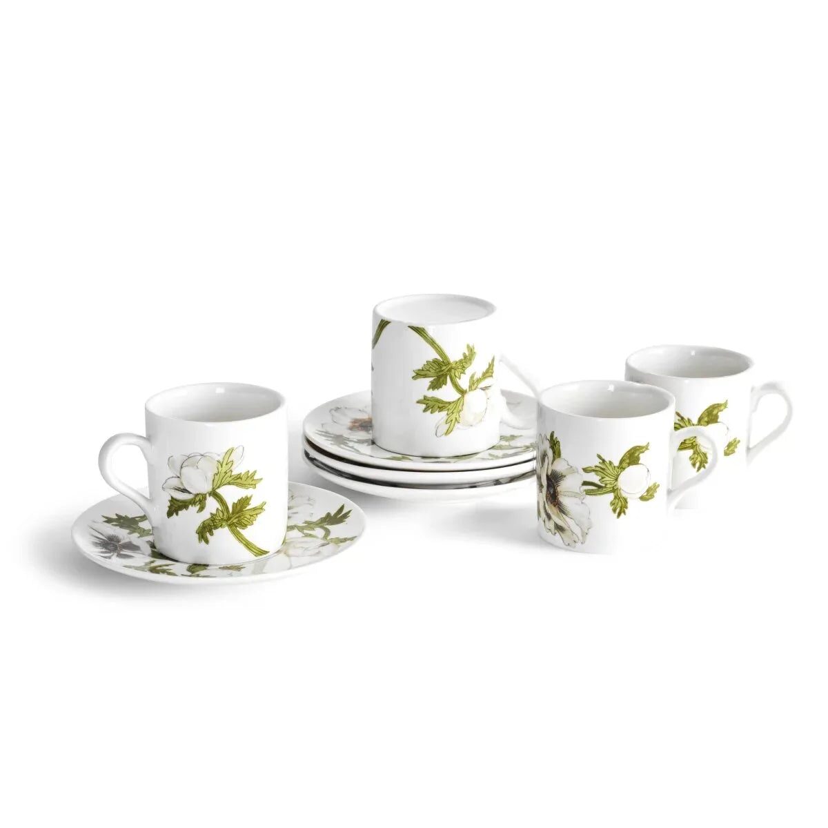 Michael Aram Anemone Painted Demitasse Set of 4 Demitasse Cup, alternate view