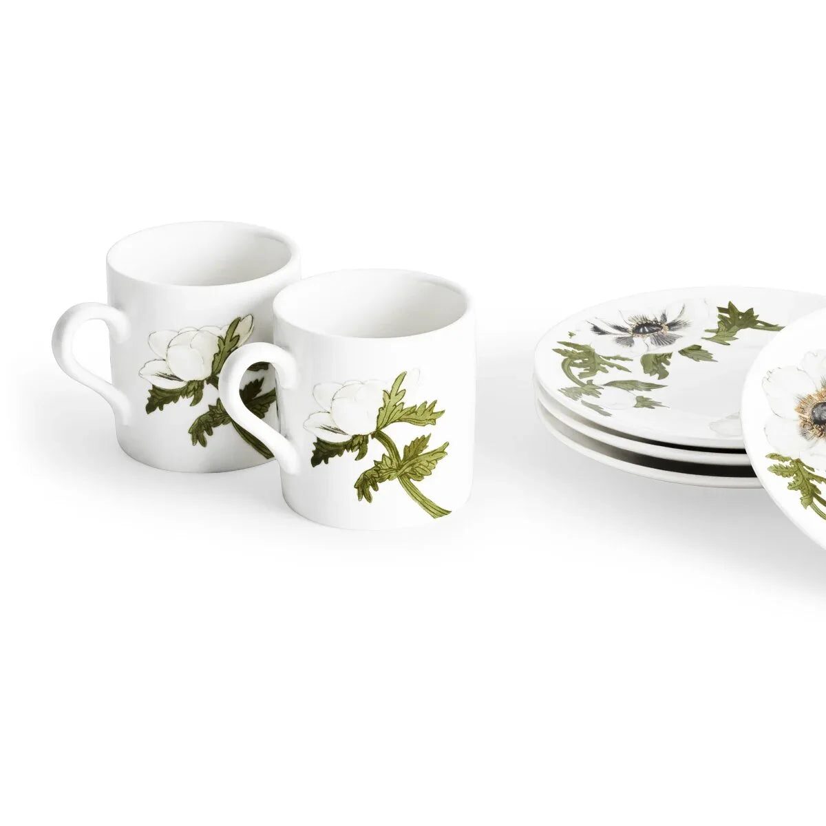 Michael Aram Anemone Painted Demitasse Set of 4 Demitasse Cup, alternate view