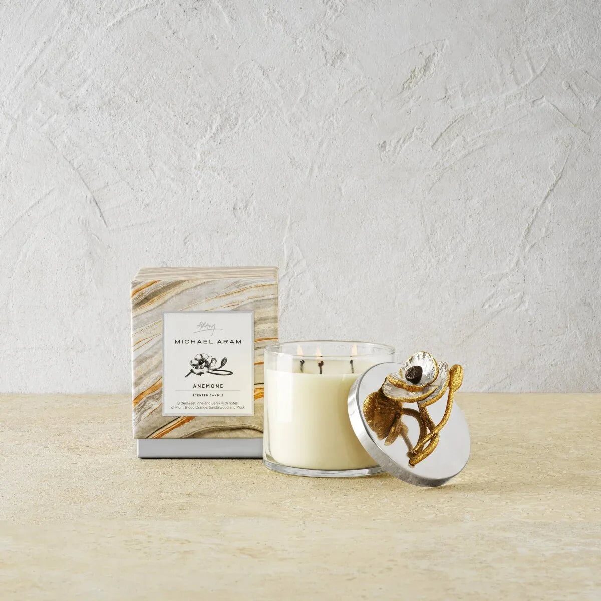 Michael Aram Anemone Scented Candle, 13.5 Oz., alternate view