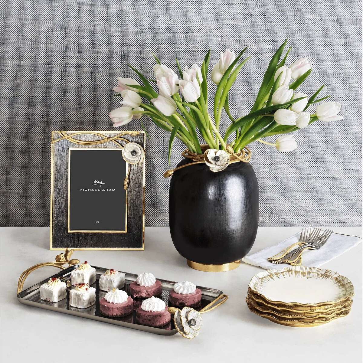 Michael Aram Anemone Serving Tray, alternate view