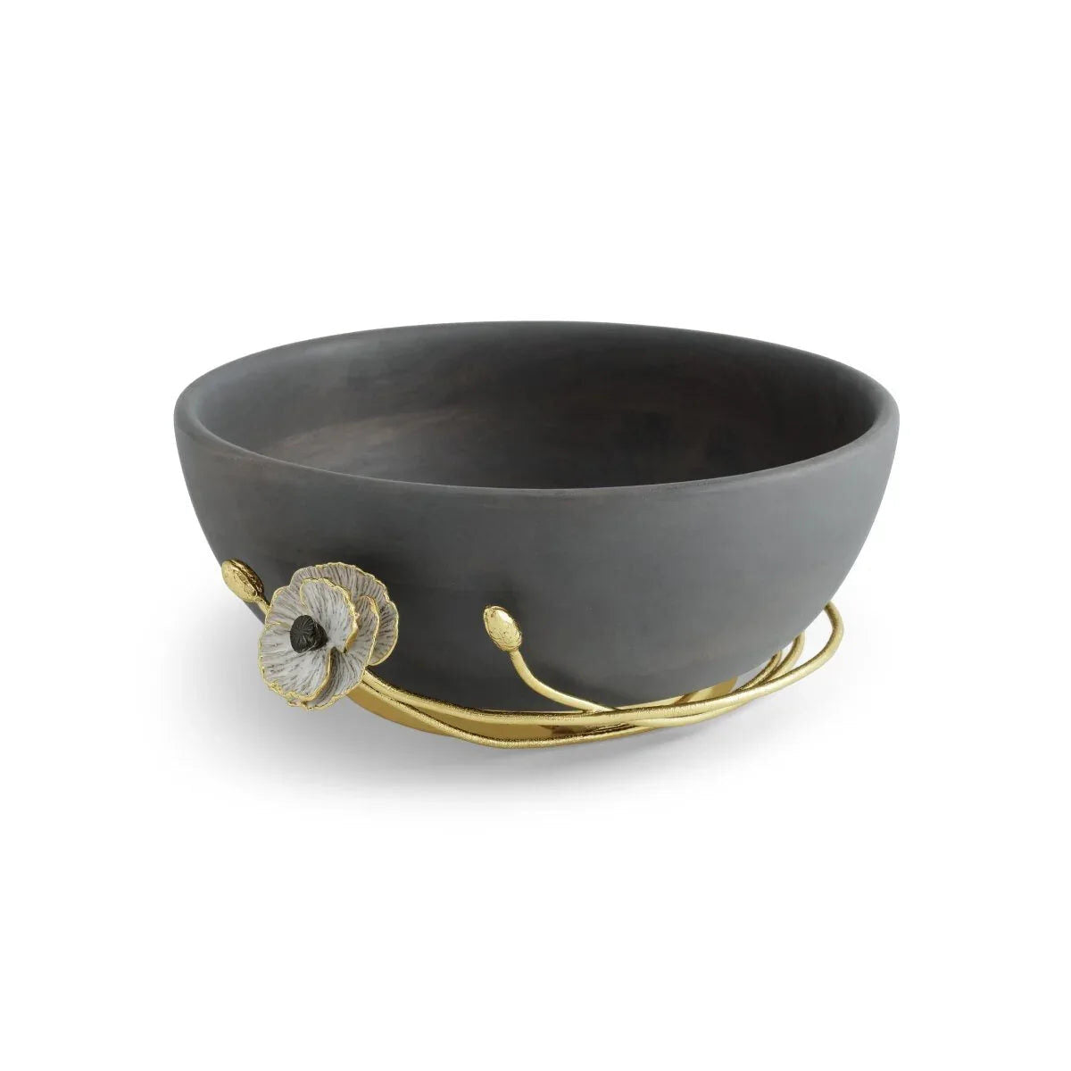 Michael Aram Anemone Wood Bowl