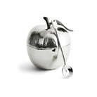 Michael Aram Apple Honey Pot with Spoon Nickelplate, alternate view