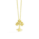 Michael Aram Armenian Tree of Life 25mm Cross Pendant Necklace with Diamonds, alternate view
