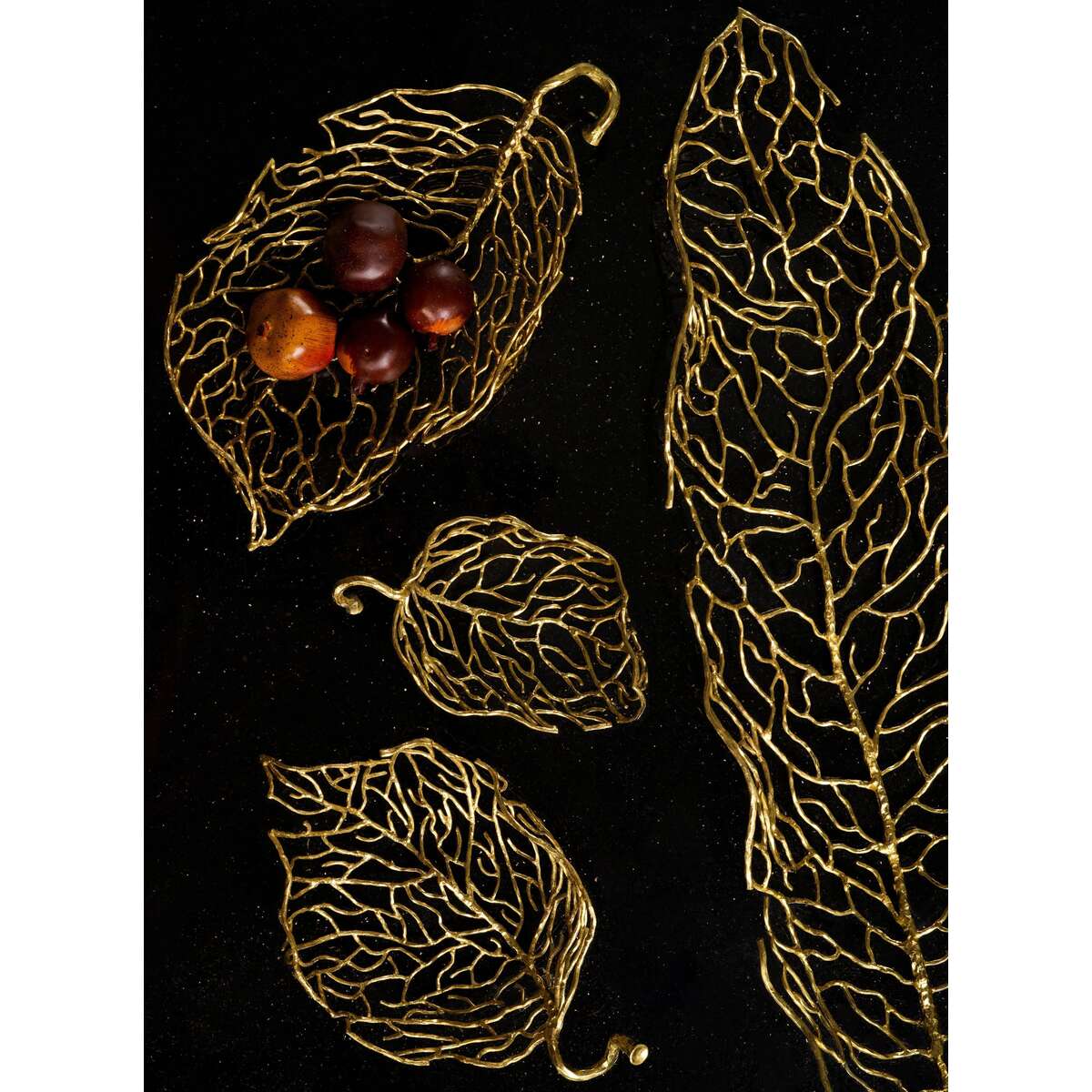 Michael Aram Autumn Leaf Centerpiece Centerpiece Serving Bowl, alternate view