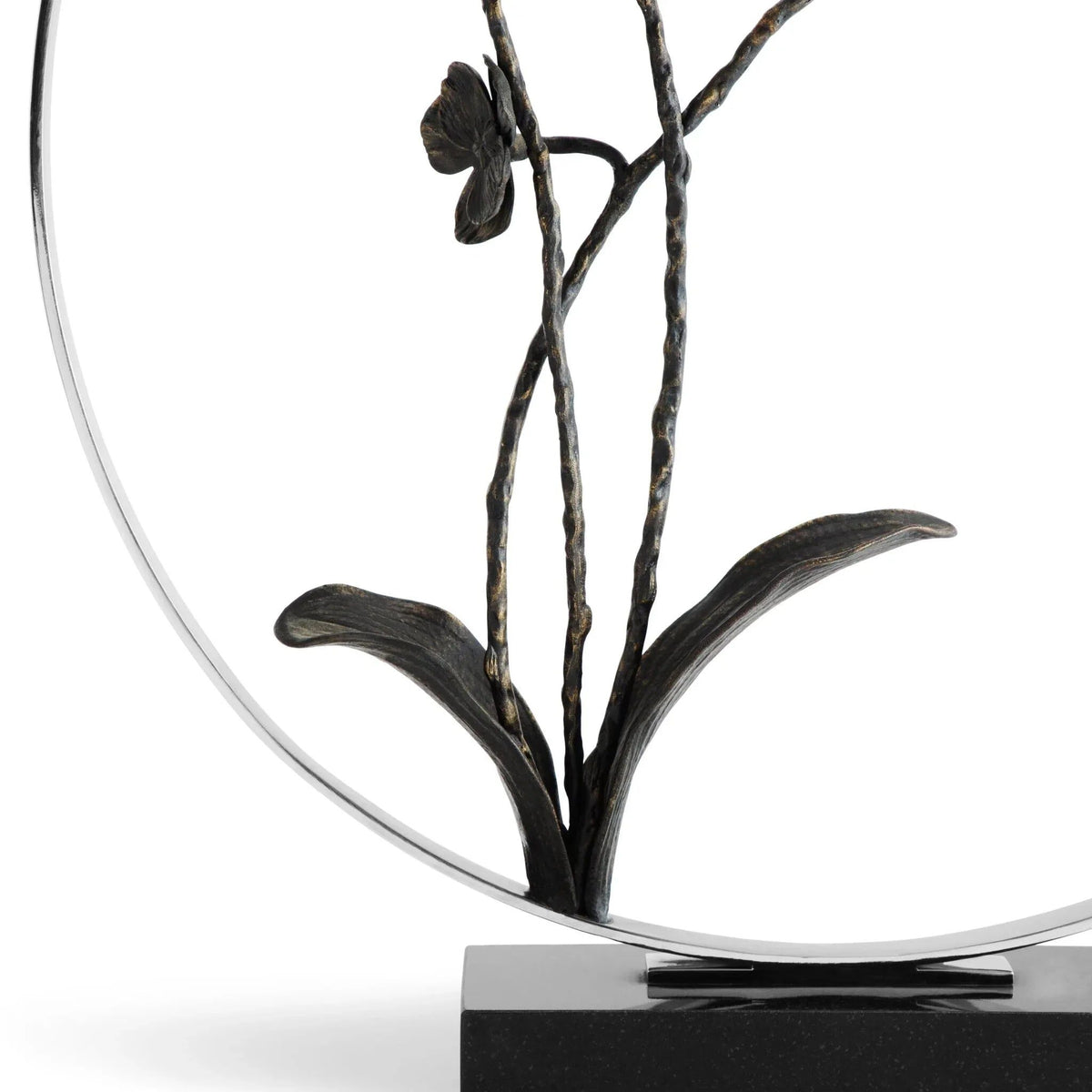 Michael Aram Black Orchid 22" Moon Gate Sculpture, alternate view