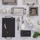 Michael Aram Black Orchid Cheese Board with Knife Cheese Plate, alternate view
