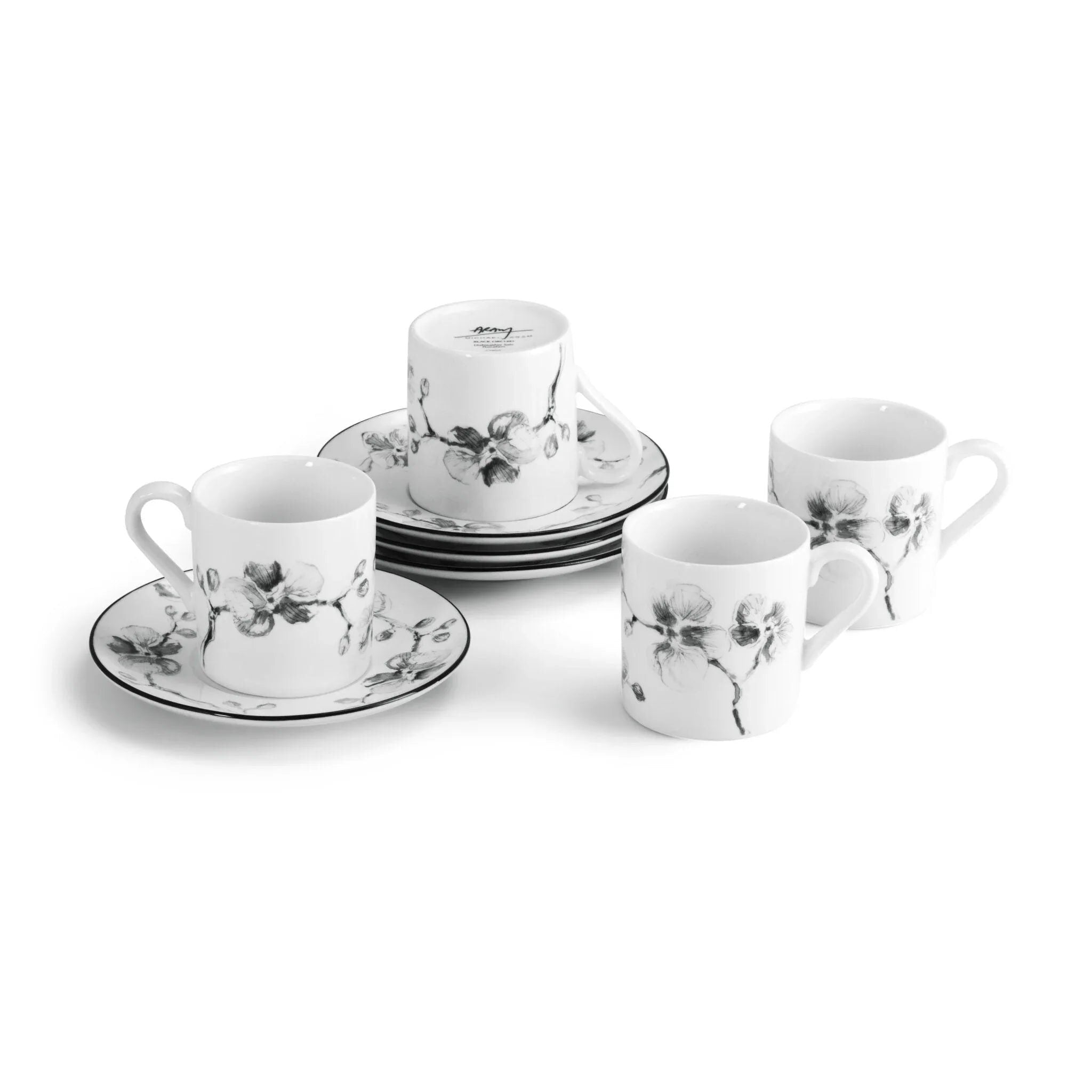 Michael Aram Black Orchid Demitasse Demitasse Cup — Set