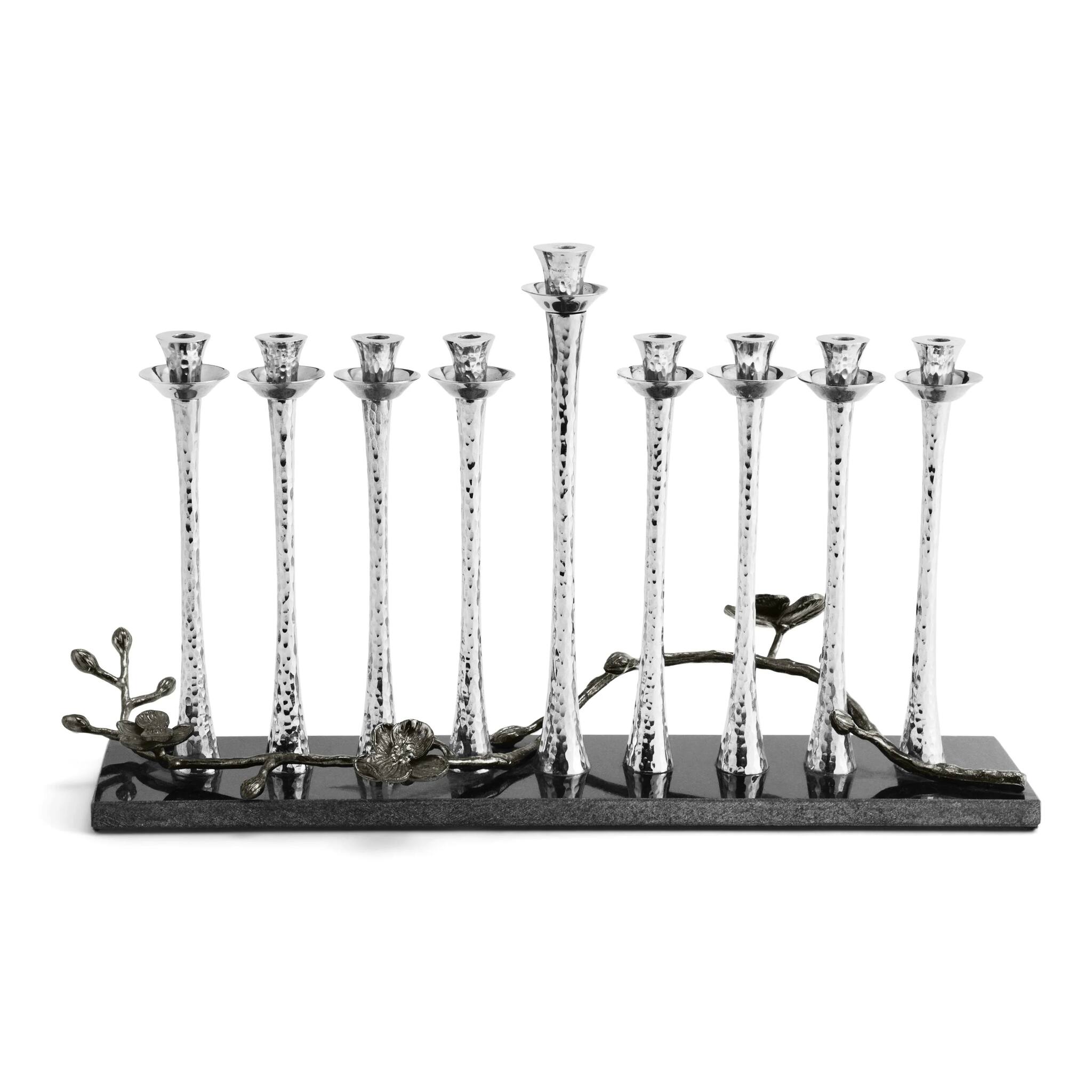 Michael Aram Black Orchid Menorah Candelabra