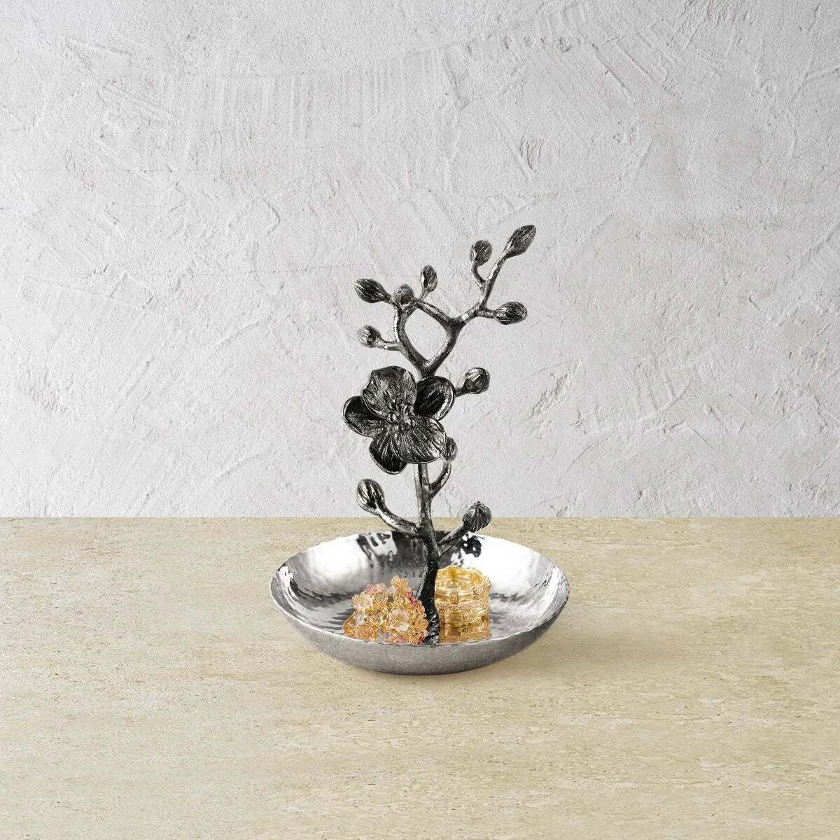 Michael Aram Black Orchid Ring Catch Decorative Tray, alternate view