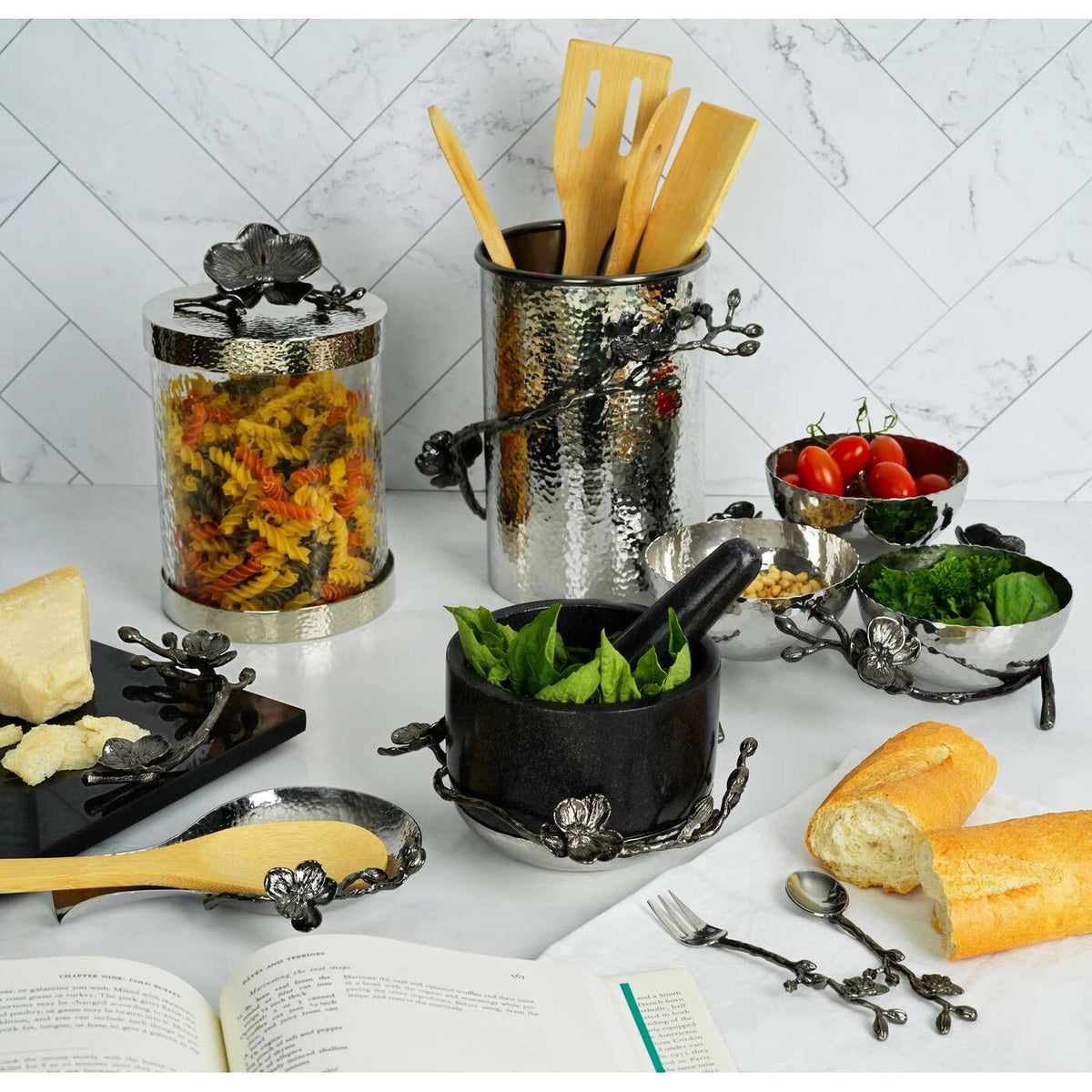 Michael Aram Black Orchid Spoon Rest Serveware Accessorie, alternate view