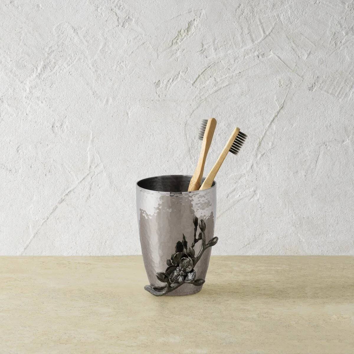 Michael Aram Black Orchid Tooth Brush Holder Bathroom Accessorie, alternate view