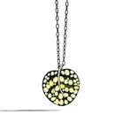 Michael Aram Botanical Leaf 53mm Necklace with Peridot and Diamonds, alternate view