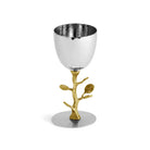 Michael Aram Botanical Leaf Gold Kiddush Cup Goblet