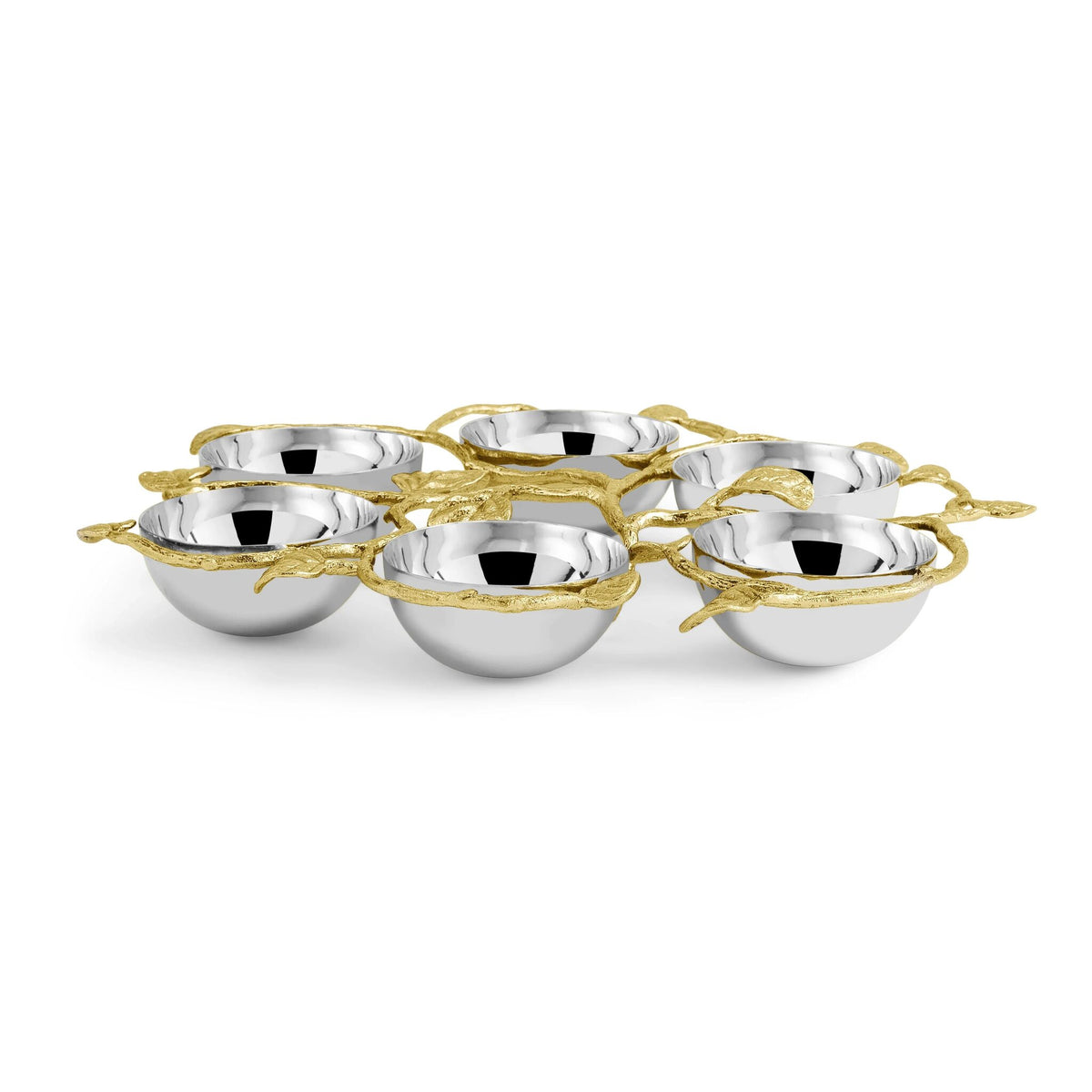 Michael Aram Botanical Leaf Gold Seder Plate Platter, alternate view