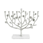 Michael Aram Botanical Leaf Menorah Candelabra — Silver