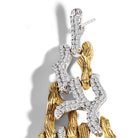 Michael Aram Branch Coral Chandelier Earrings with Diamonds - Gold, alternate view