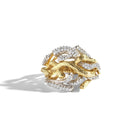 Michael Aram Branch Coral Ring with Diamonds - Gold — 6