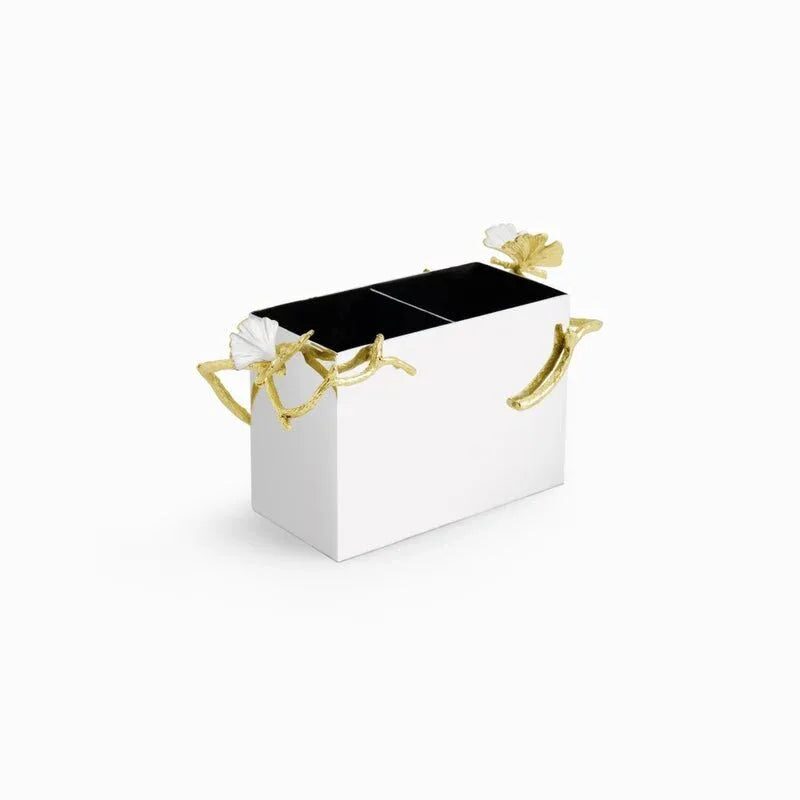 Michael Aram Butterfly Gingko Gold Cutlery Holder Flatware Chests & Caddie, alternate view