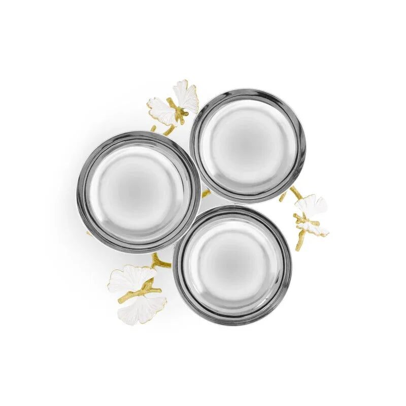 Michael Aram Butterfly Gingko Gold Triple Bowl, alternate view