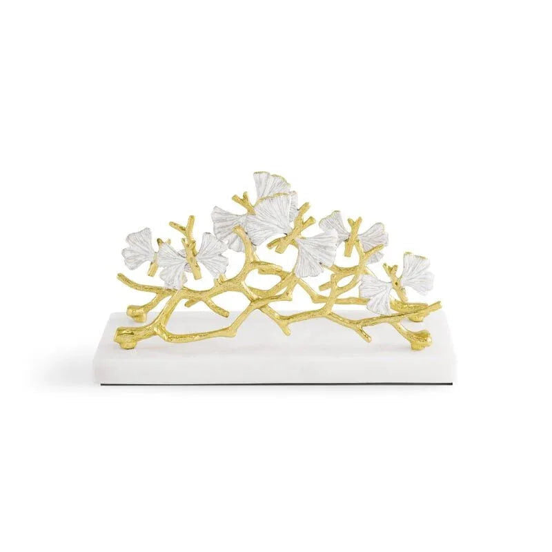 Michael Aram Butterfly Gingko Gold Vertical Napkin Holder Commercial Paper Napkin Dispenser