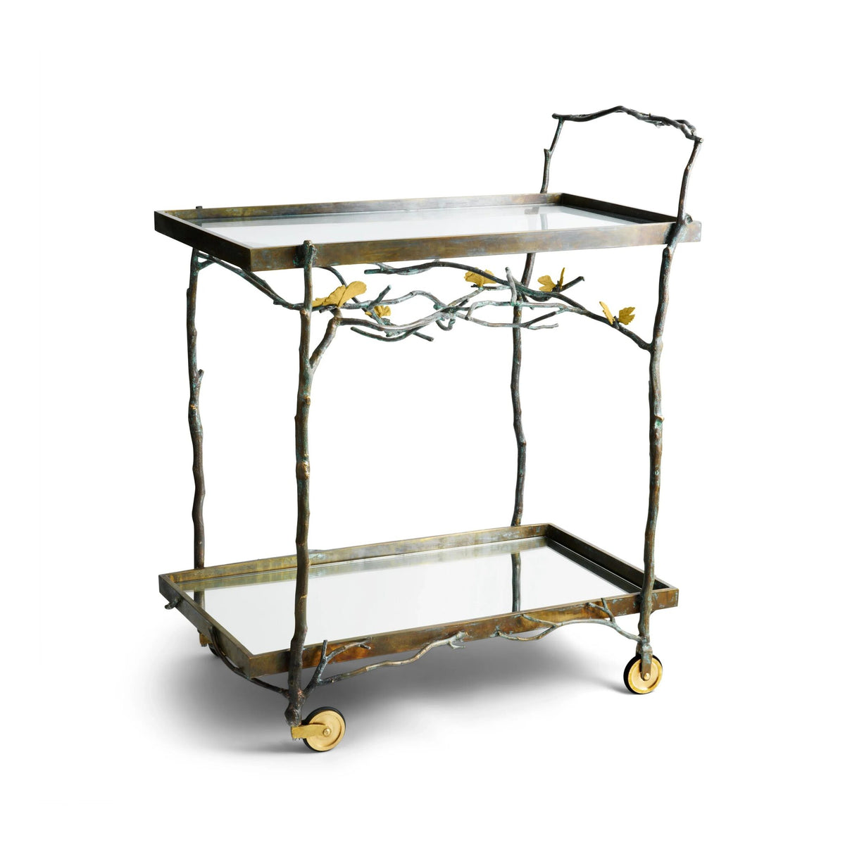 Michael Aram Butterfly Ginkgo Bar Cart Table, alternate view