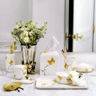 Michael Aram Butterfly Ginkgo Bath Collection - Porcelain Facial Tissue Holder, alternate view