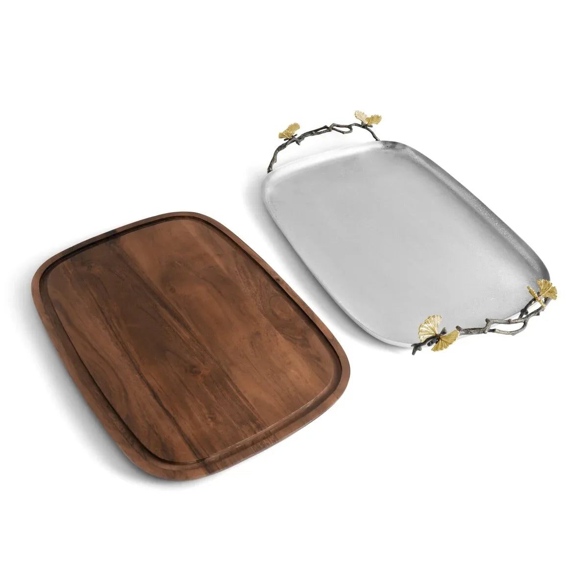 Michael Aram Butterfly Ginkgo Bread Board Cheese Plate, alternate view