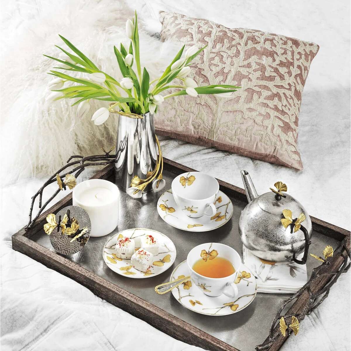 Michael Aram Butterfly Ginkgo Breakfast Cup Dinnerware Set, alternate view