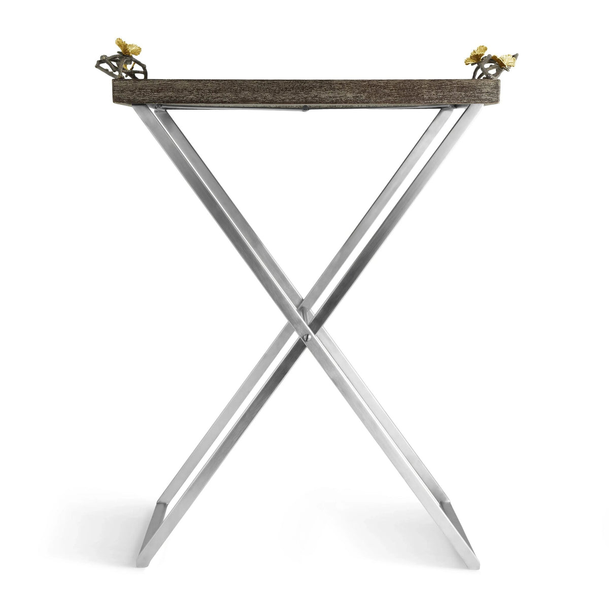 Michael Aram Butterfly Ginkgo Butler Tray Stand Table, alternate view