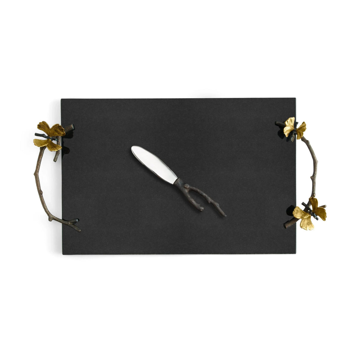 Michael Aram Butterfly Ginkgo Cheese Board with Knife Cheese Plate, alternate view