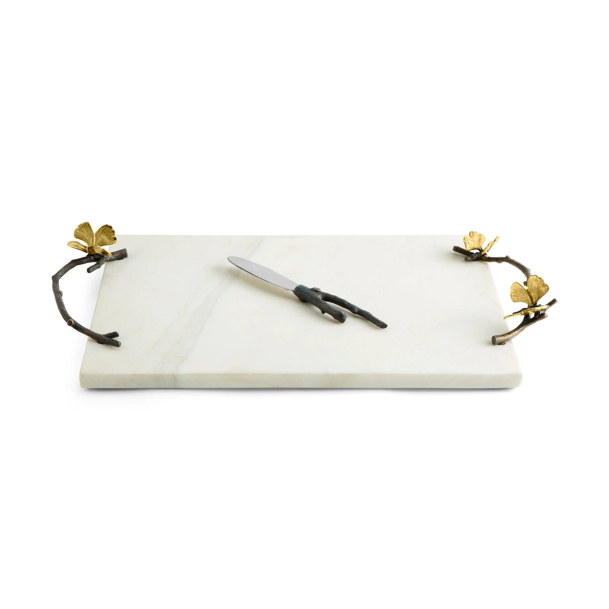 Michael Aram Butterfly Ginkgo Cheese Board with Knife Cheese Plate, alternate view