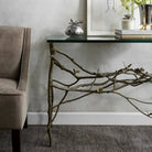 Michael Aram Butterfly Ginkgo Console Table, lifestyle view
