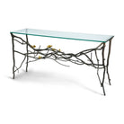 Michael Aram Butterfly Ginkgo Console Table, lifestyle view