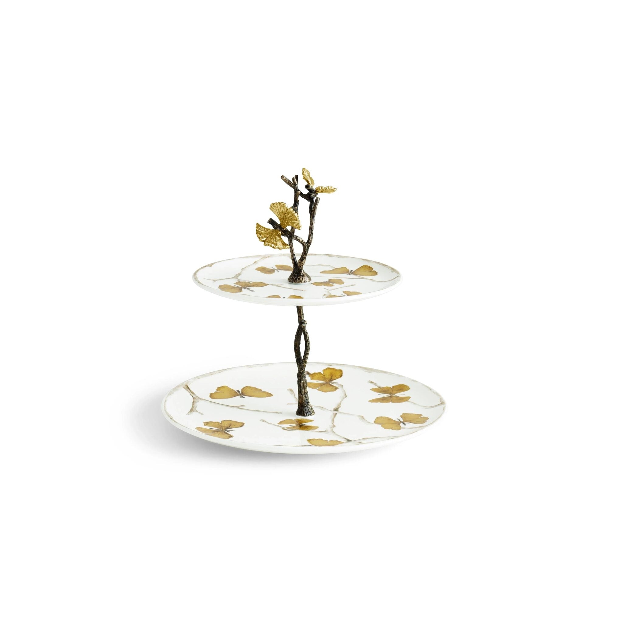 Michael Aram Butterfly Ginkgo Etagere Cake Stand
